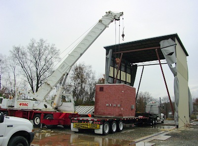 Loading building for shipping.